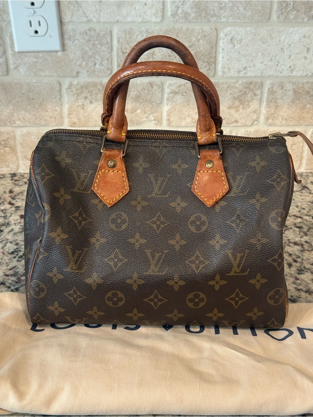 Louis Vuitton Monogram Canvas Speedy 25